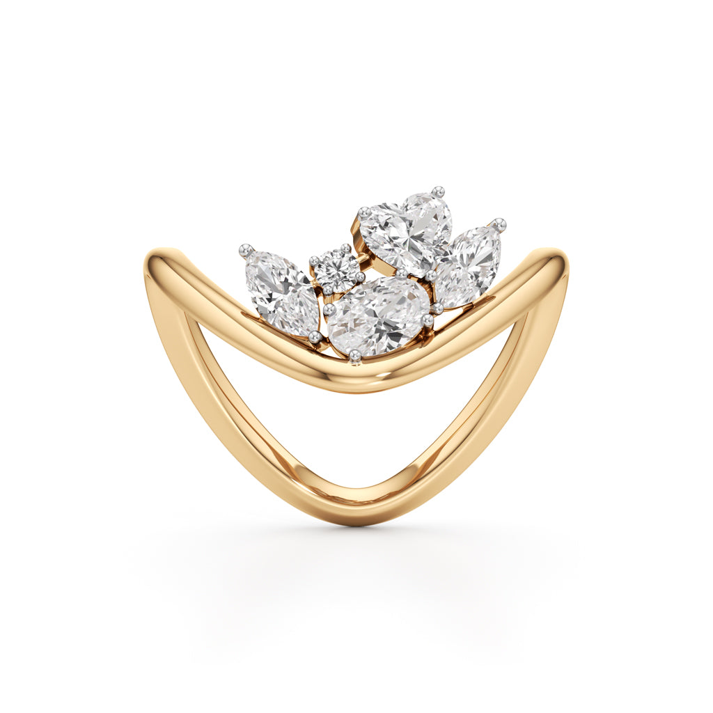 Celestia Crown Accent Ring