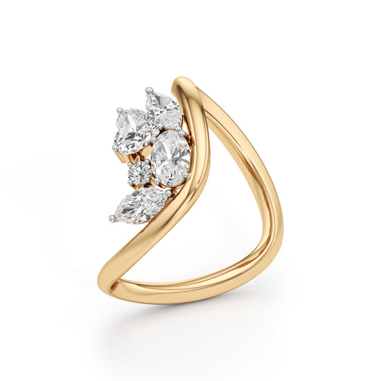Celestia Crown Accent Ring
