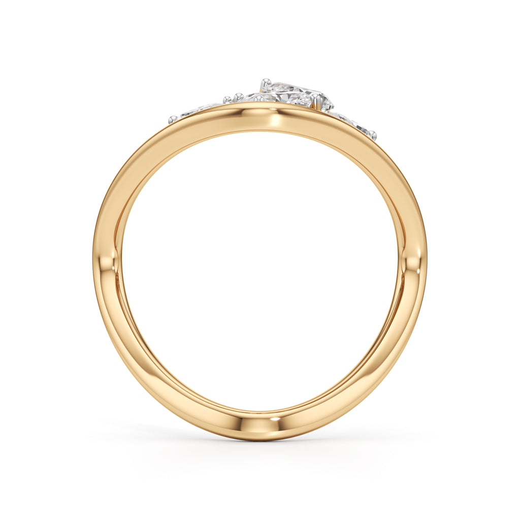 Celestia Crown Accent Ring