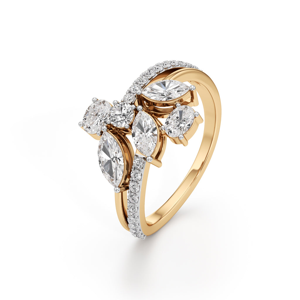 Marquise Muse Diamond Bloom Ring