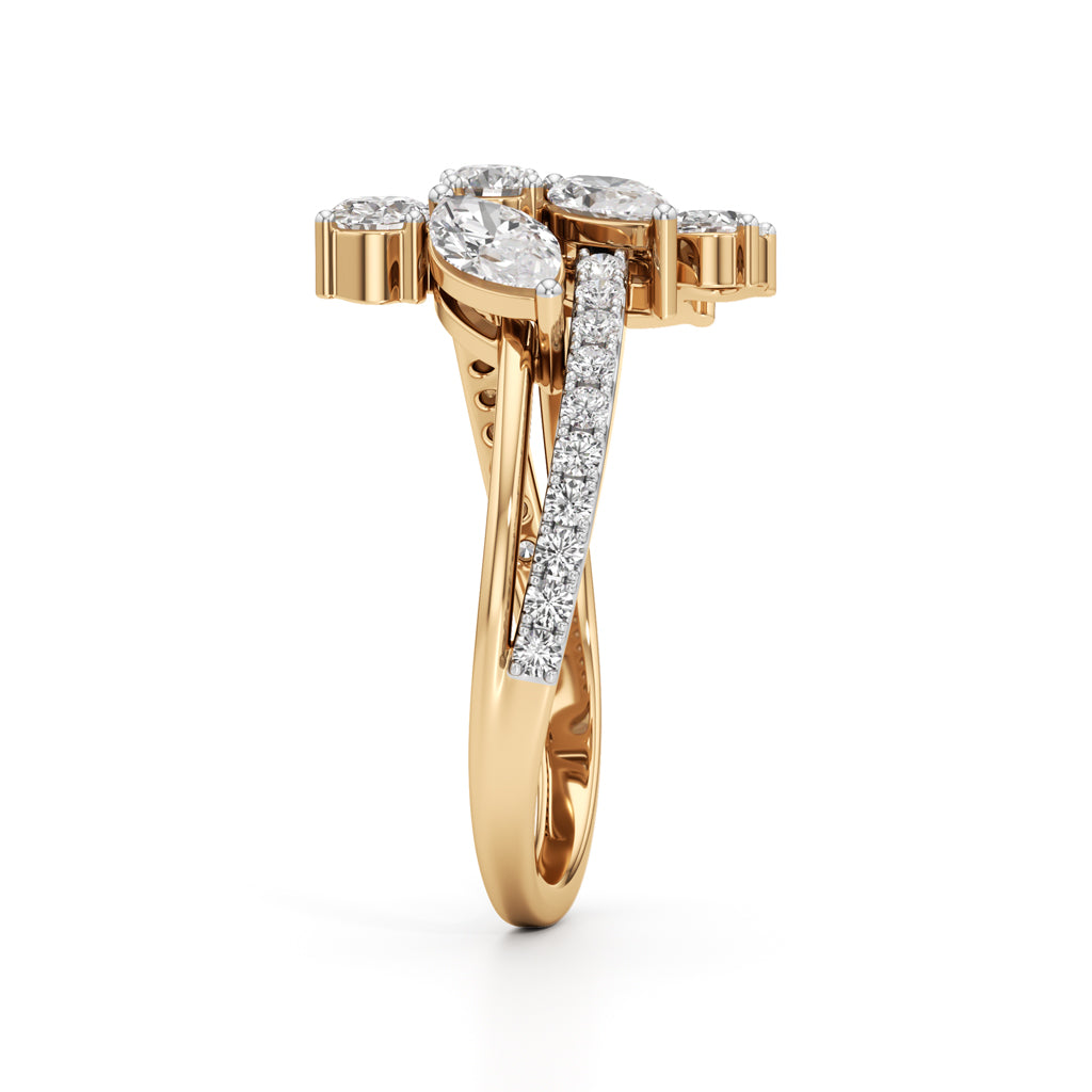 Marquise Muse Diamond Bloom Ring