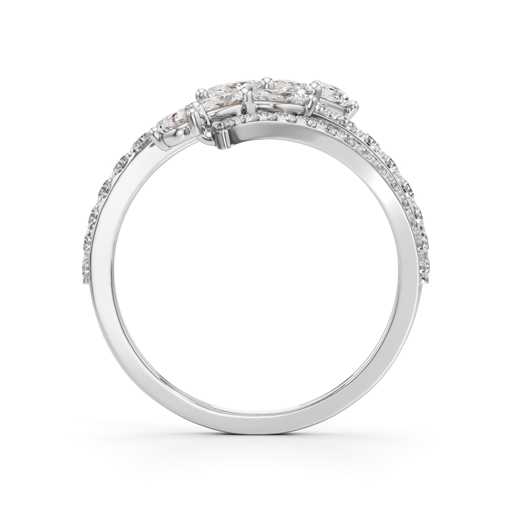 Aurora Vine Multi-Band Ring