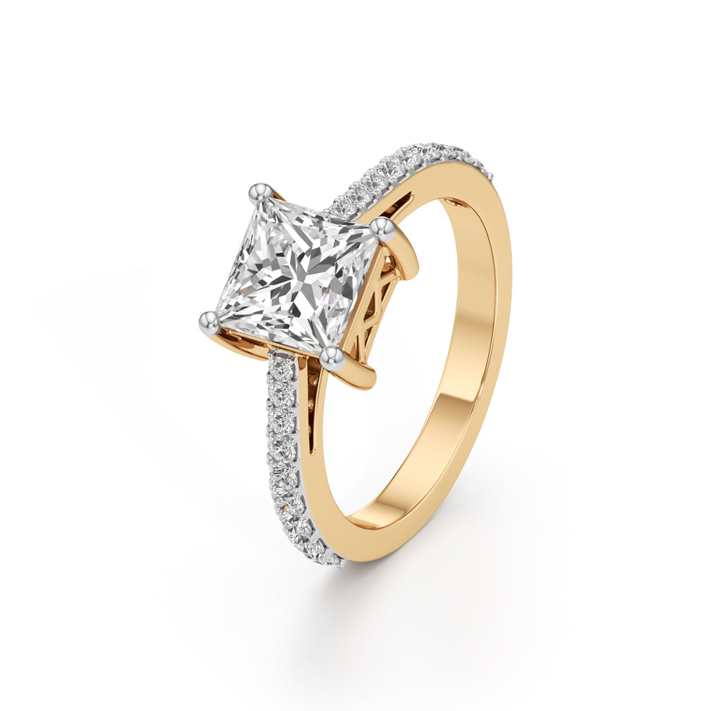 Celesta Princess Diamond Ring