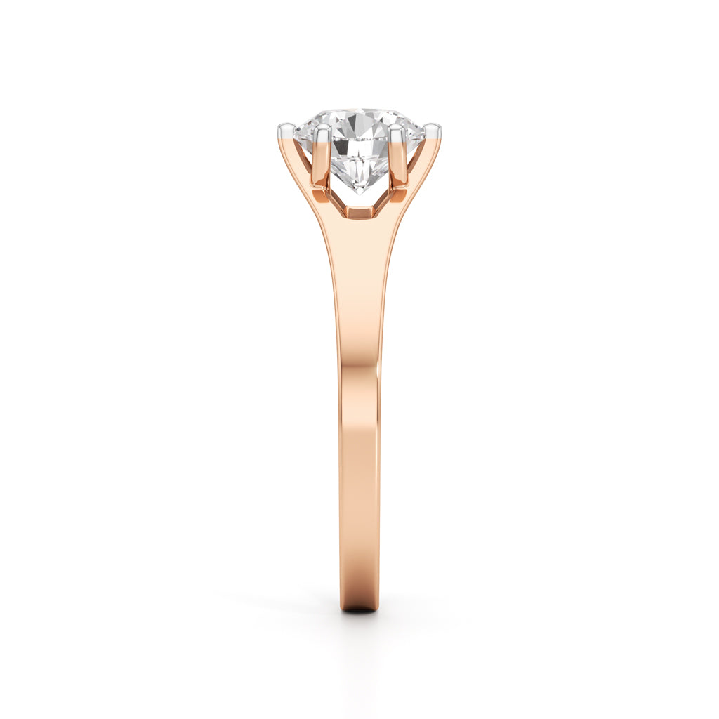 Celestia Solitaire Grace Ring