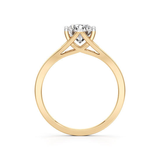 Celestia Solitaire Grace Ring