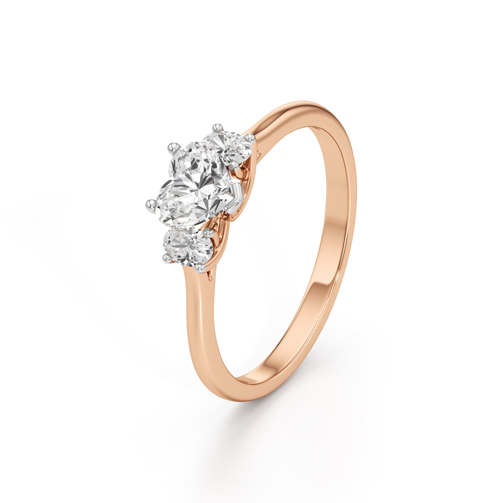 Elysia Heart Trilogy Ring