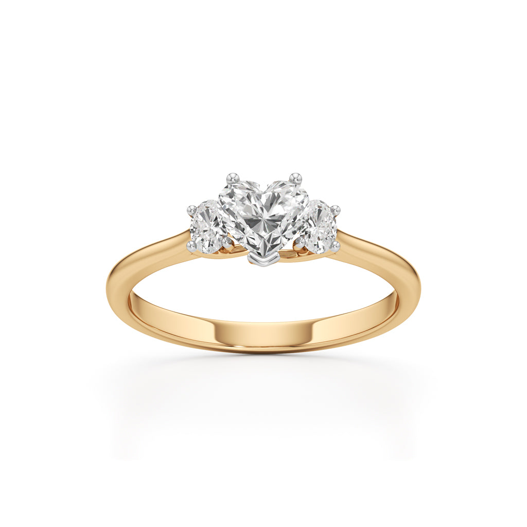 Elysia Heart Trilogy Ring