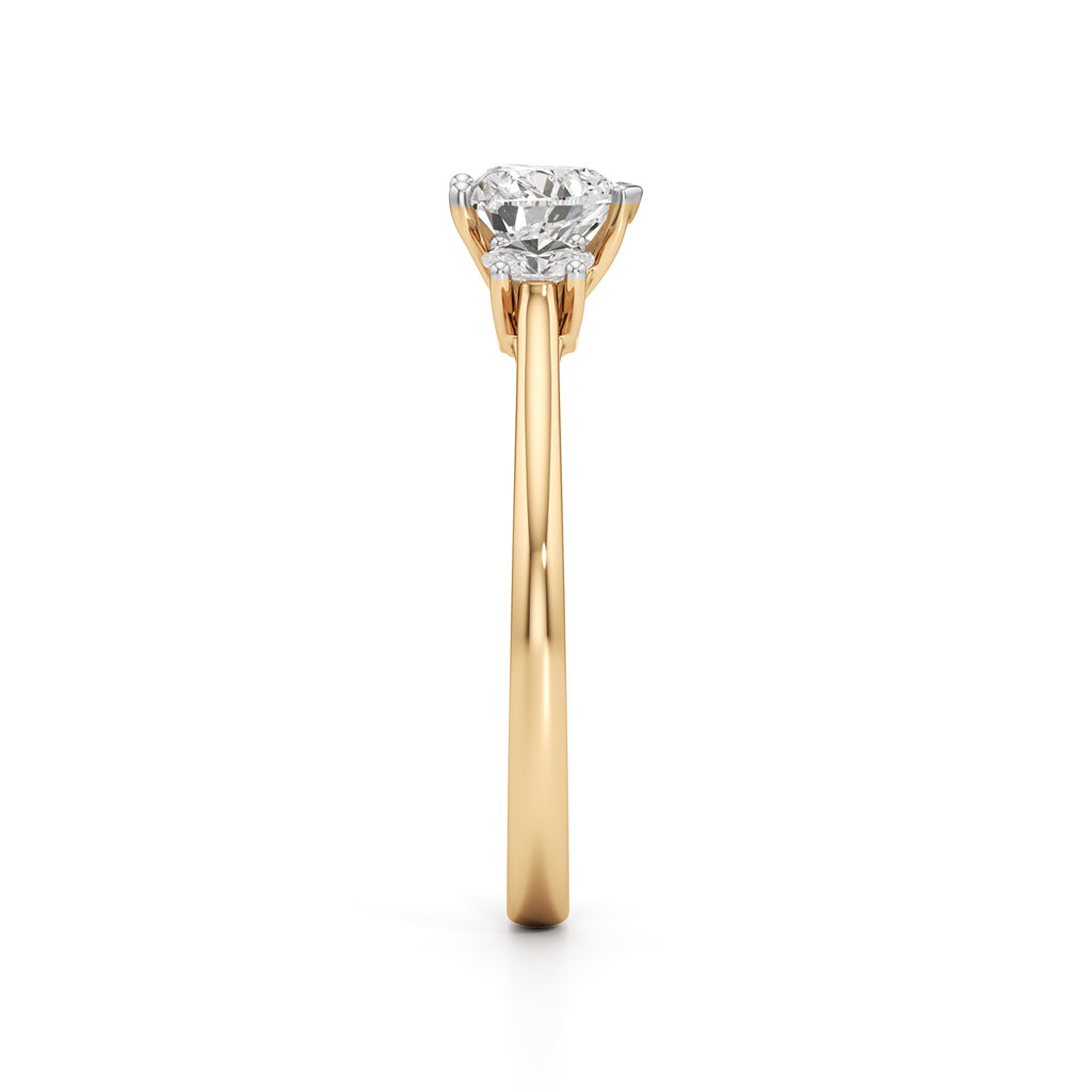 Elysia Heart Trilogy Ring