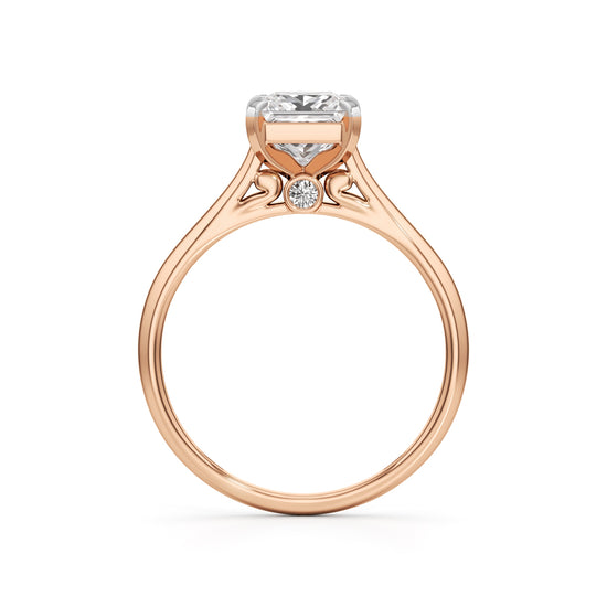 Royal Radiance Princess-Cut Solitaire Ring