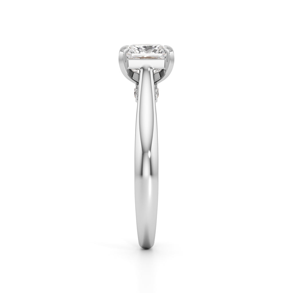 Royal Radiance Princess-Cut Solitaire Ring
