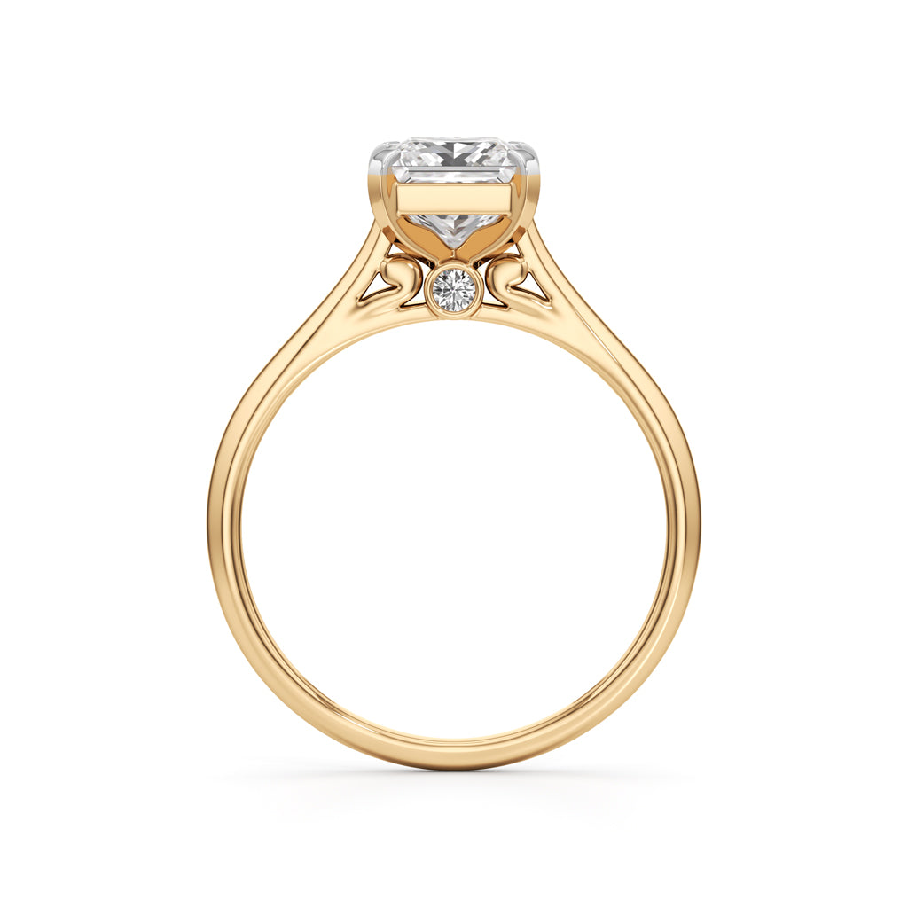 Royal Radiance Princess-Cut Solitaire Ring