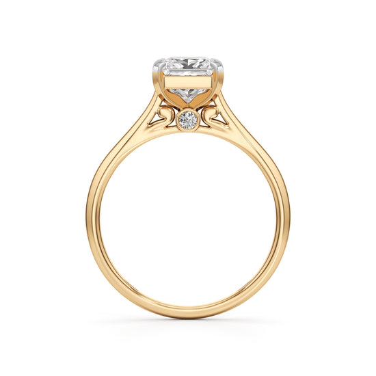 Royal Radiance Princess-Cut Solitaire Ring
