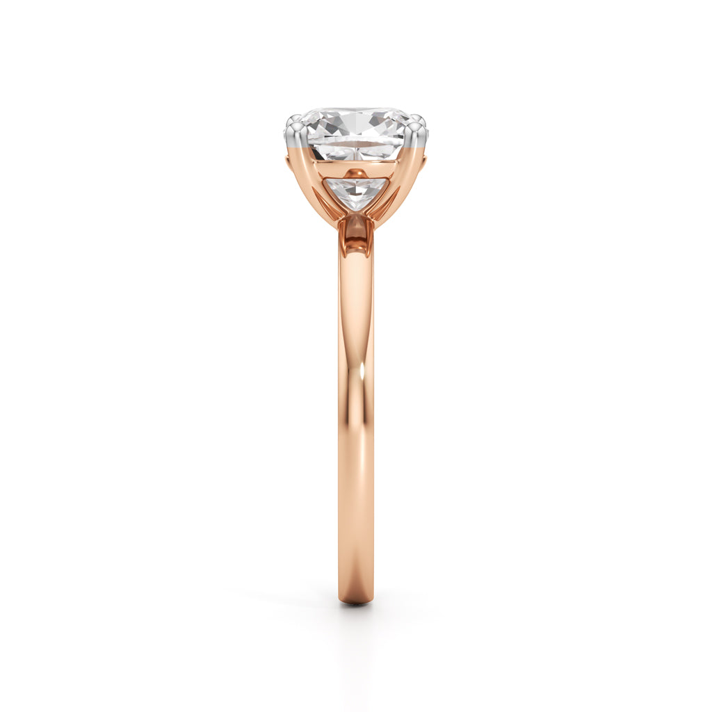 Eterna Cushion Solitaire Ring