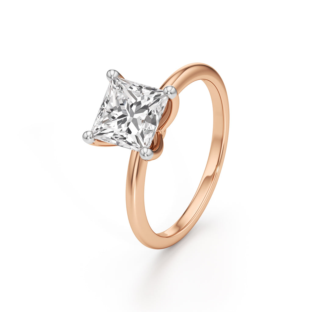 Regalia Radiant – Princess Cut Solitaire Ring