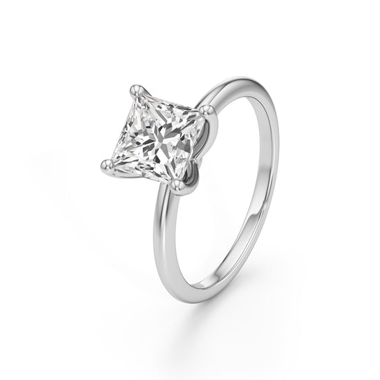 Regalia Radiant – Princess Cut Solitaire Ring