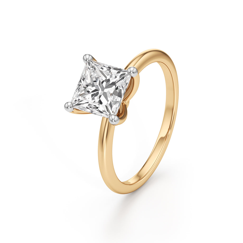 Regalia Radiant – Princess Cut Solitaire Ring