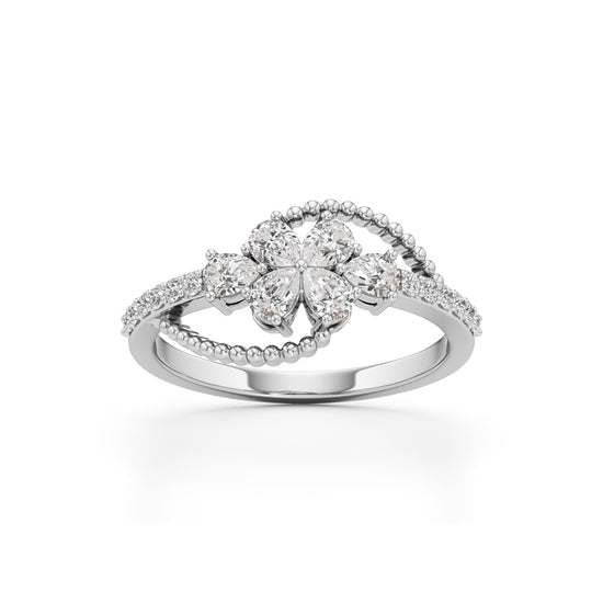 Blossom Charm Diamond Ring