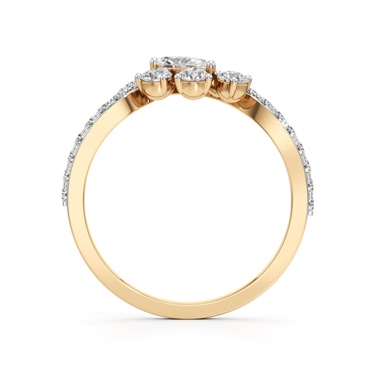 Celestia Curve Diamond Ring