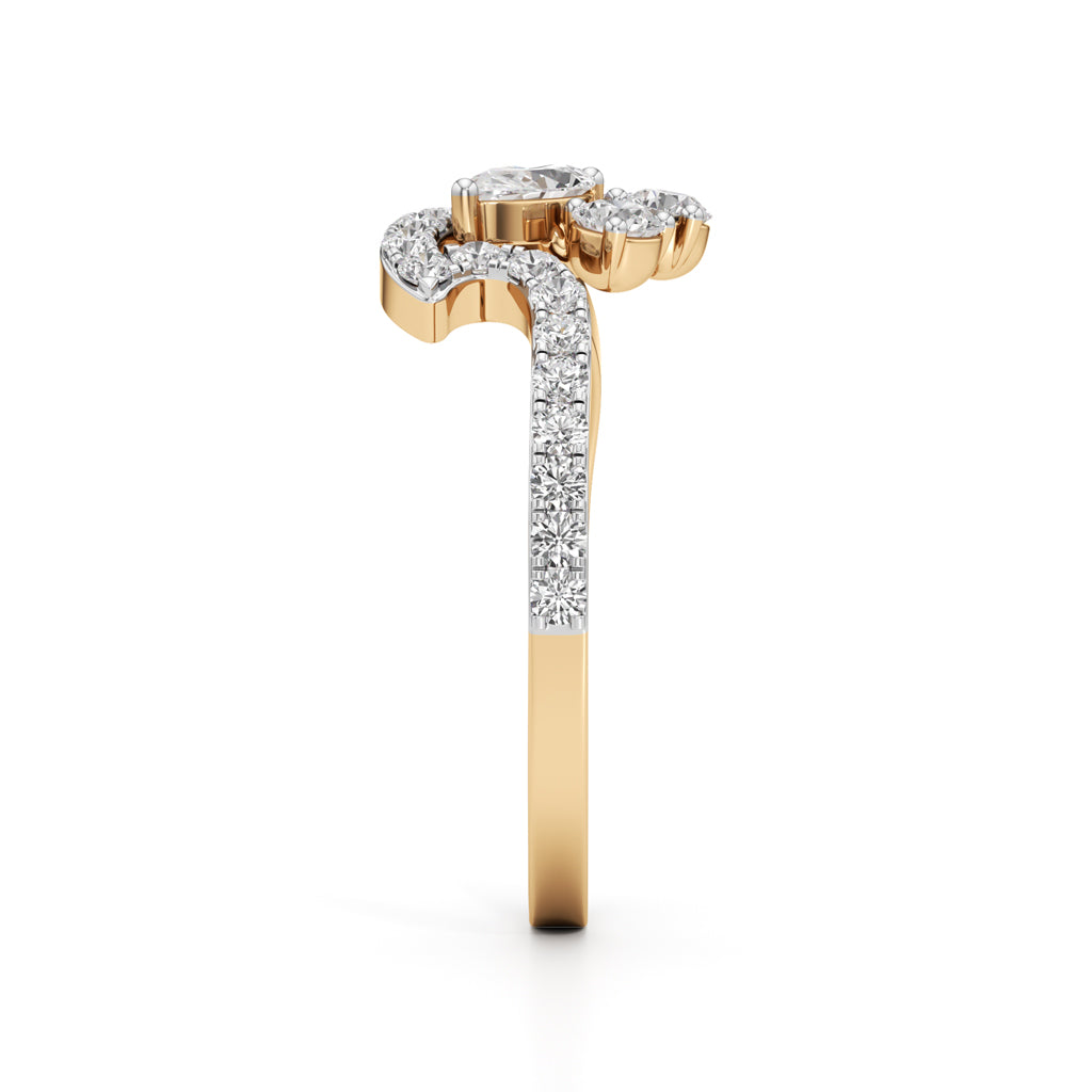 Celestia Curve Diamond Ring