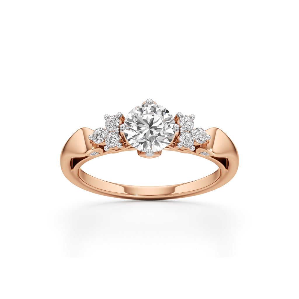 Aurelia Blossom Diamond Ring