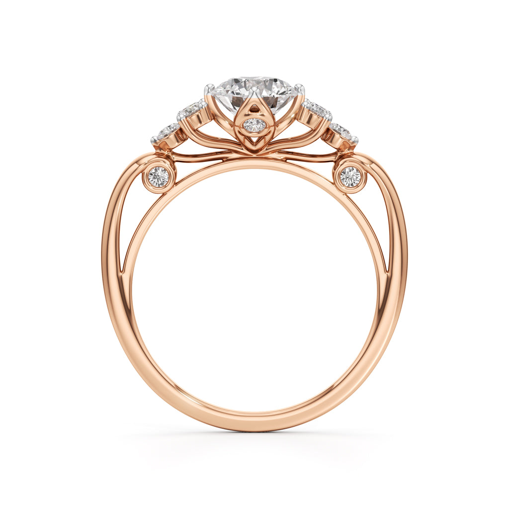 Aurelia Blossom Diamond Ring