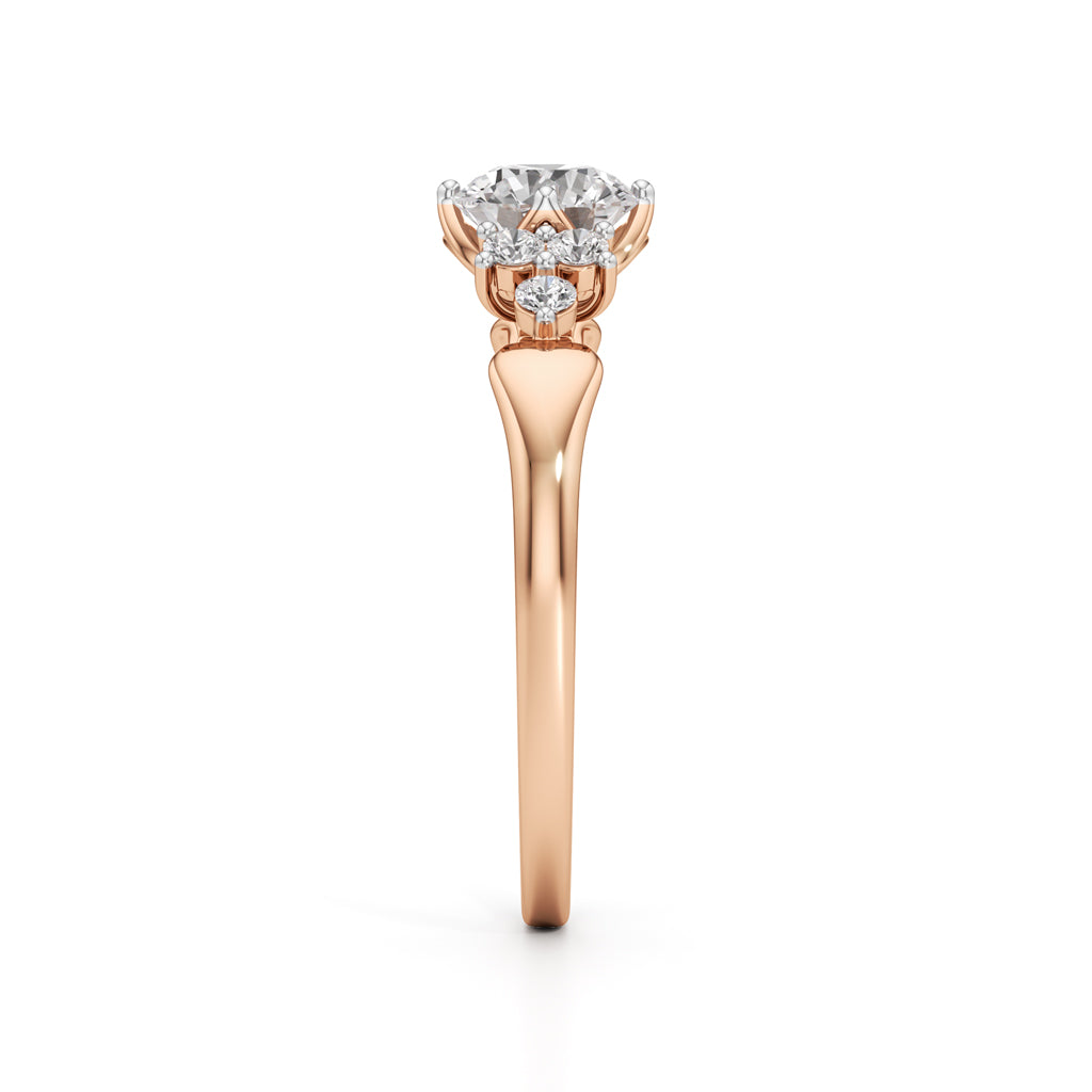 Aurelia Blossom Diamond Ring
