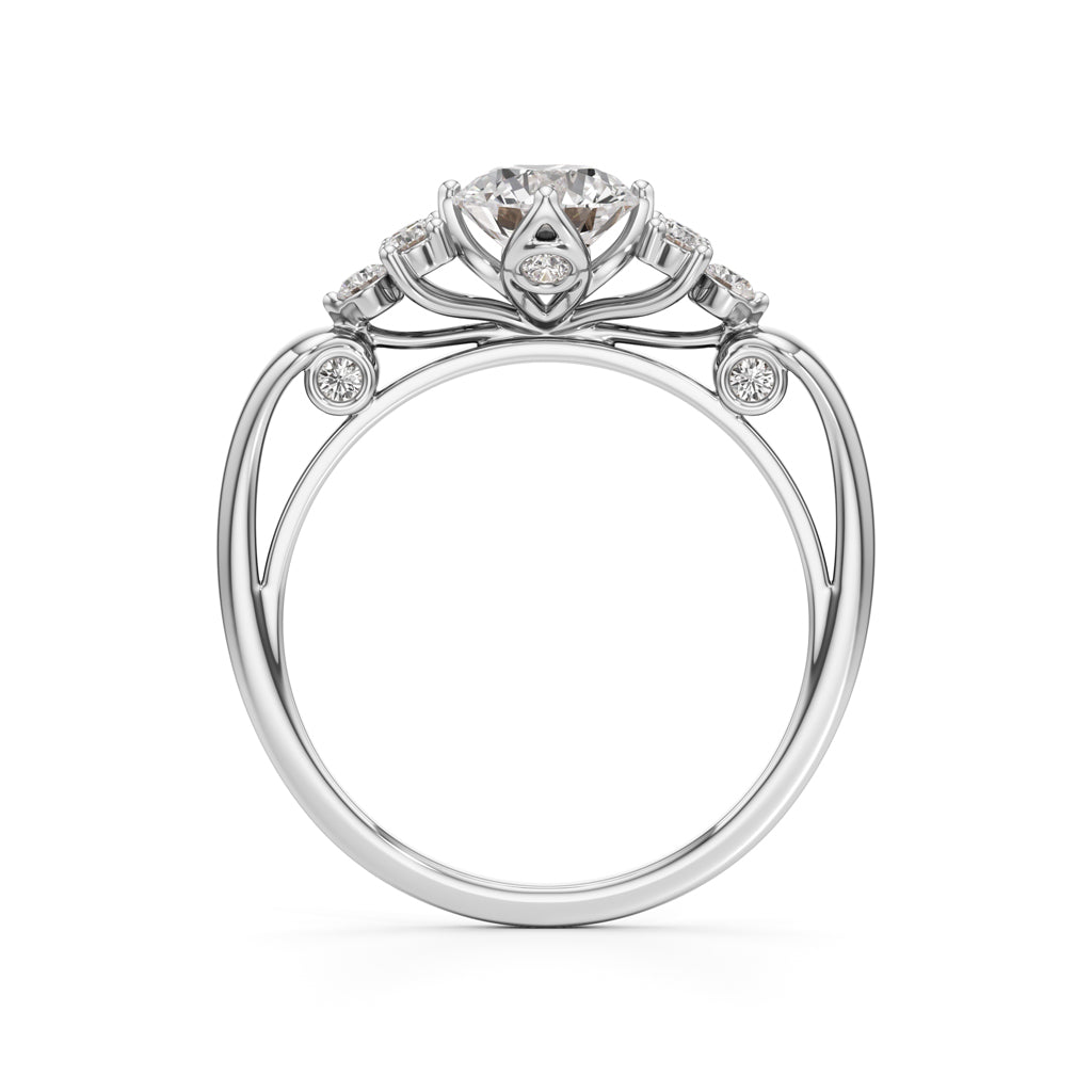 Aurelia Blossom Diamond Ring