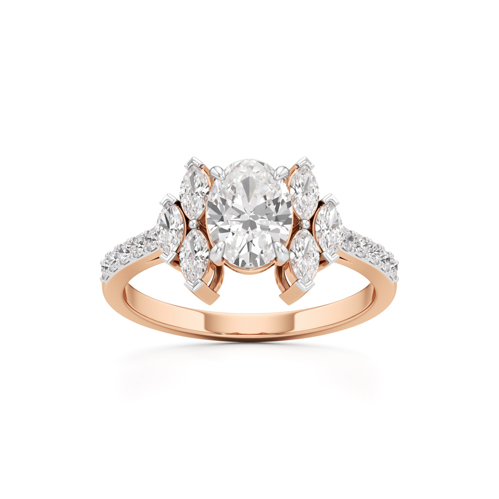 Seraphina Regal Cluster Ring