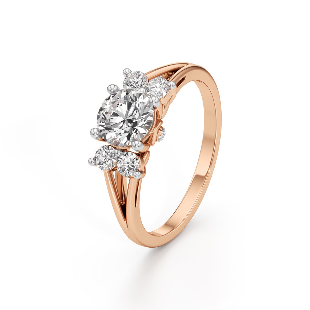 Aurora Halo Blossom Ring
