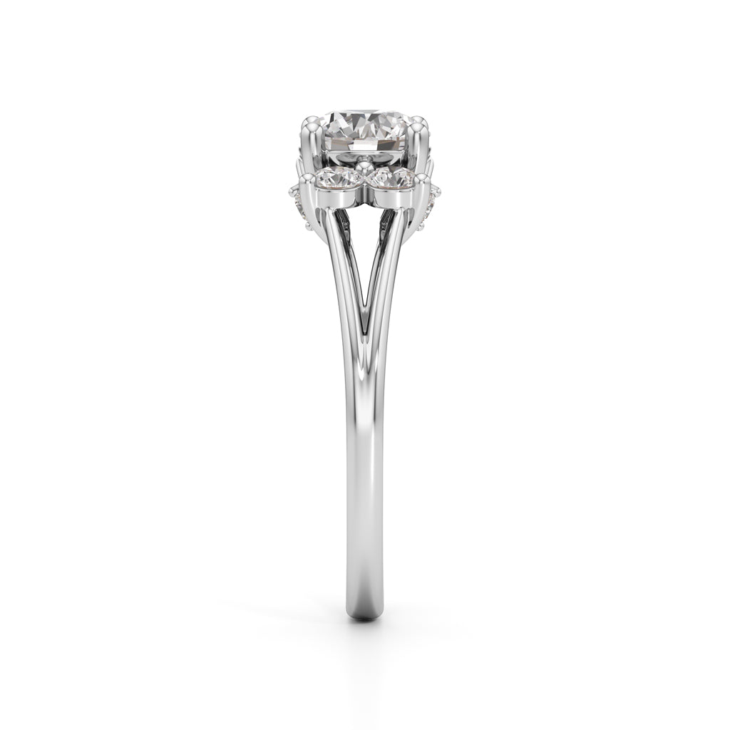 Aurora Halo Blossom Ring