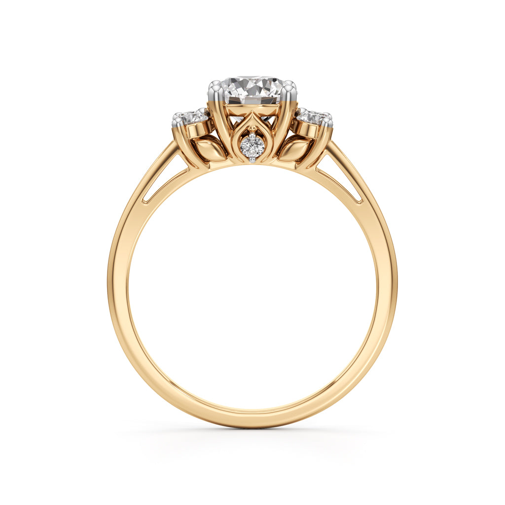 Aurora Halo Blossom Ring