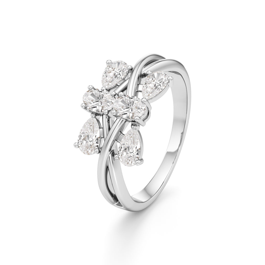 Flora Radiance Cluster Ring