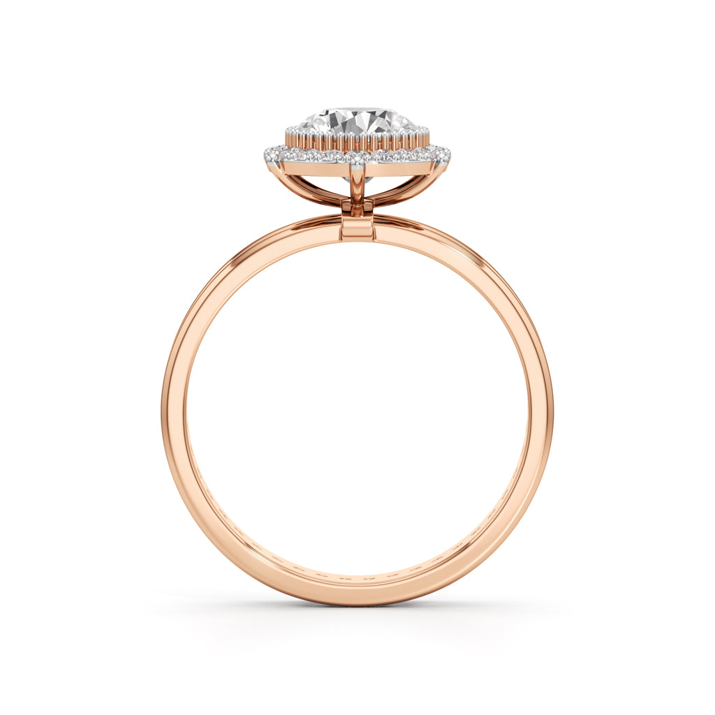 Celestia Double Halo Bridal Ring