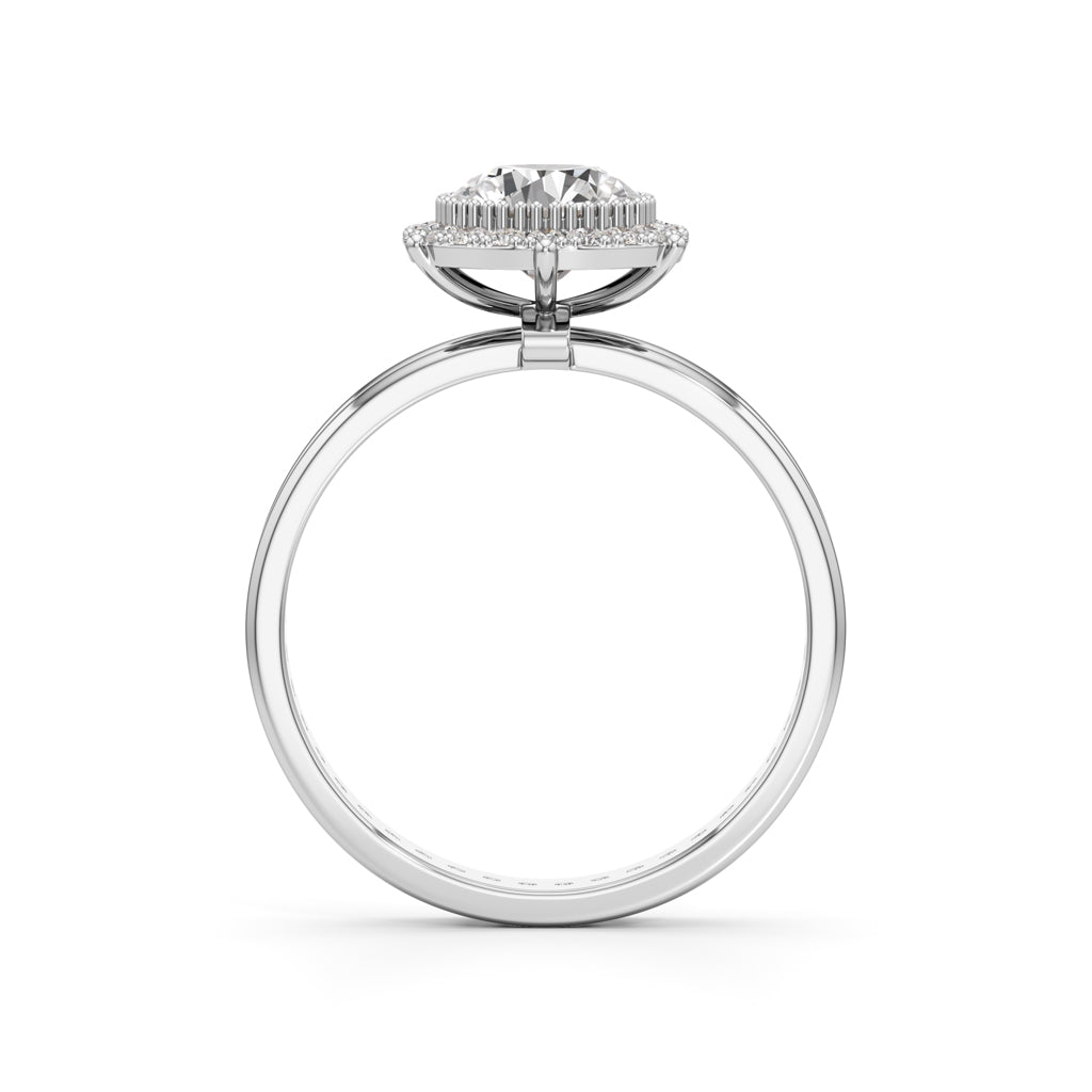 Celestia Double Halo Bridal Ring