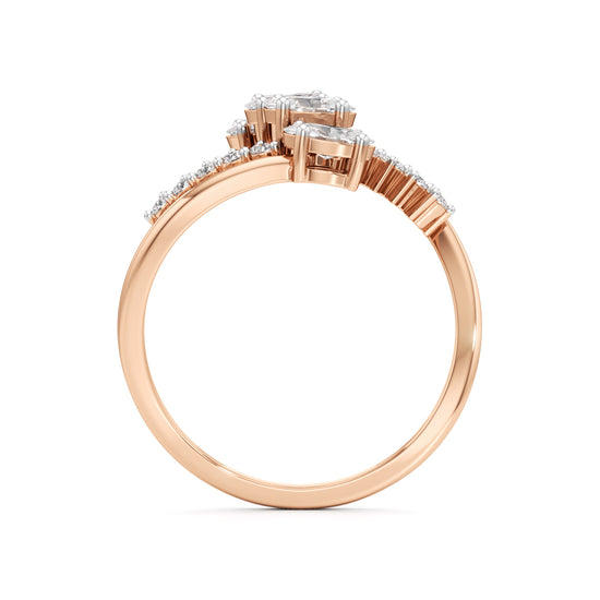 Celestial Cascade Diamond Ring