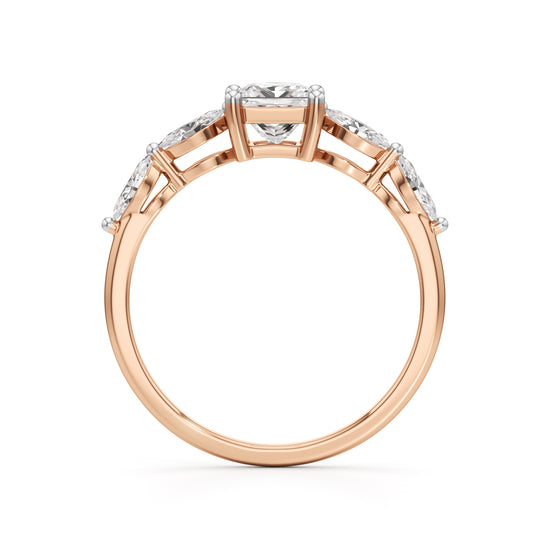 Radiant Royale Marquise Diamond Ring