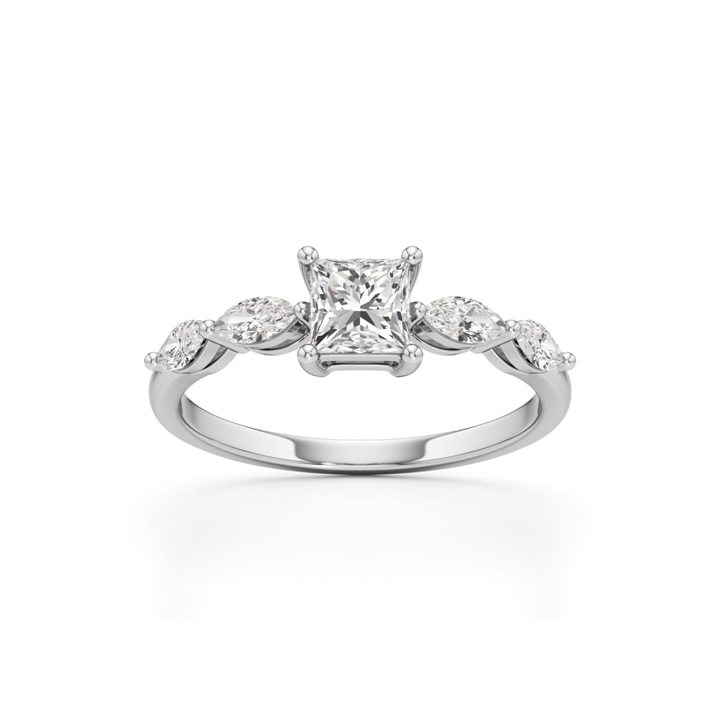 Radiant Royale Marquise Diamond Ring