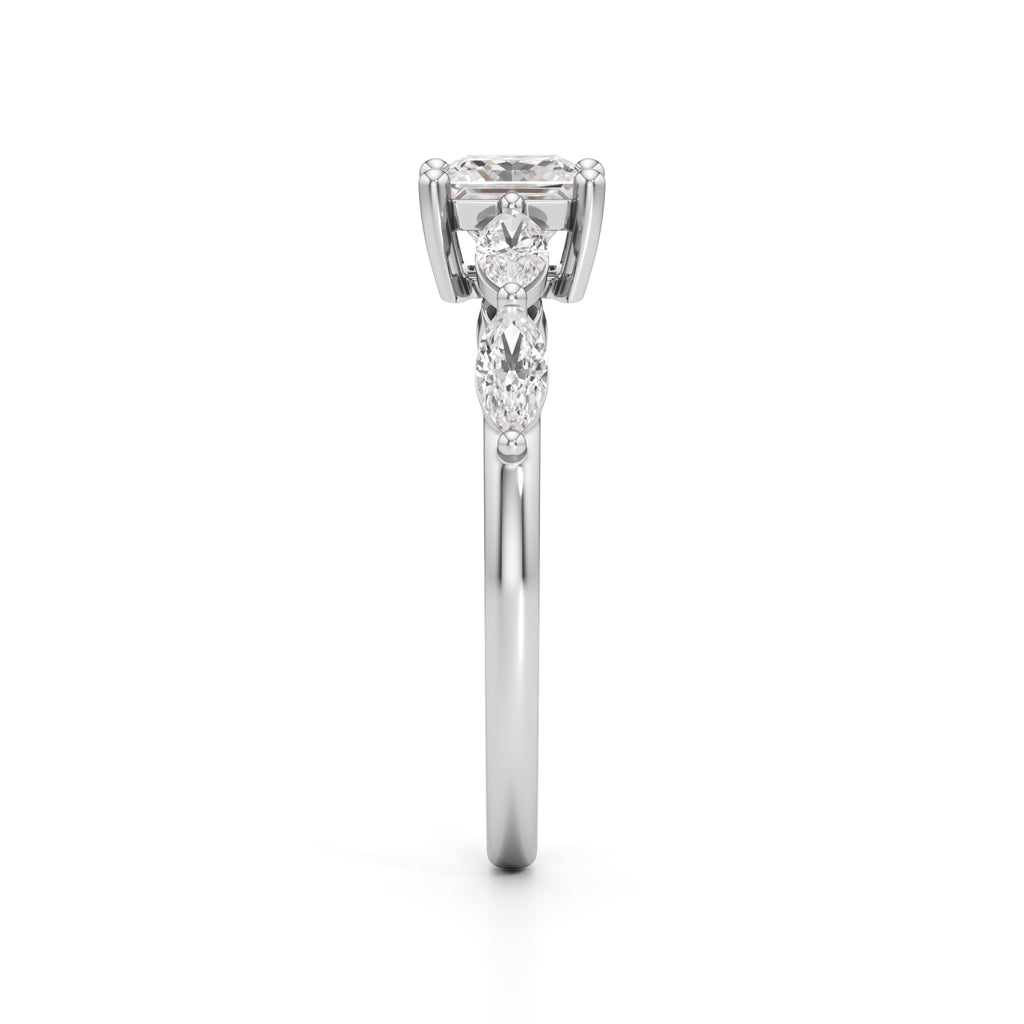 Radiant Royale Marquise Diamond Ring
