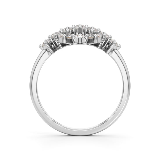Majestic Bloom Diamond Statement Ring
