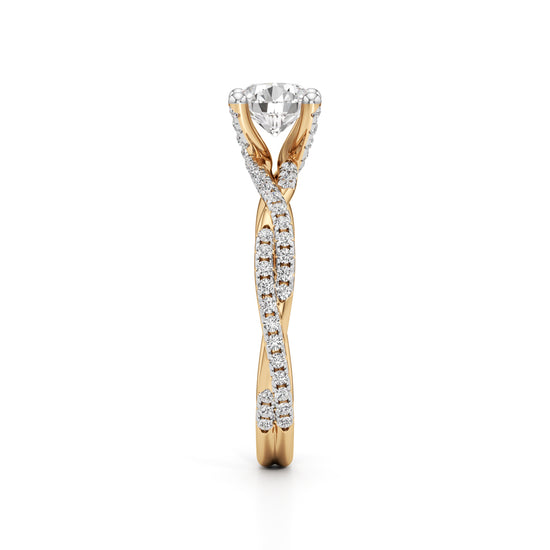 Twiluxe Embrace Solitaire Ring