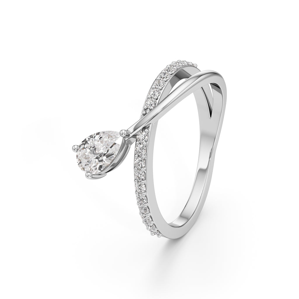 Eternal Curve Solitaire Ring