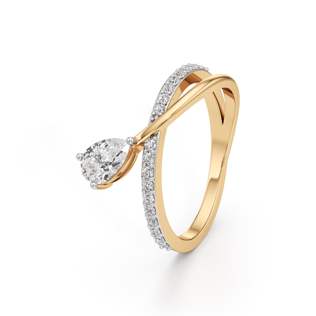 Eternal Curve Solitaire Ring
