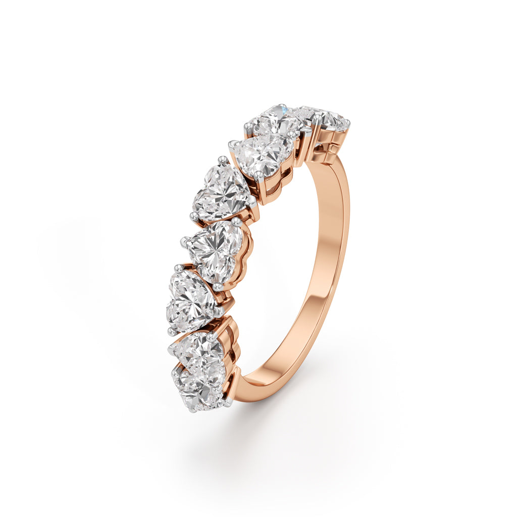 Intertwined Hearts Diamond Ring