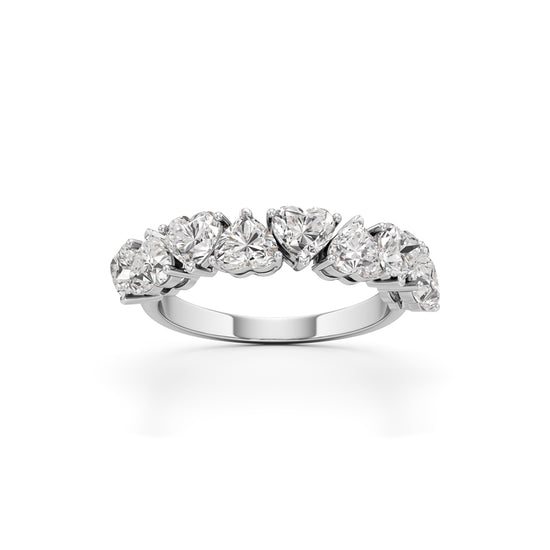 Intertwined Hearts Diamond Ring