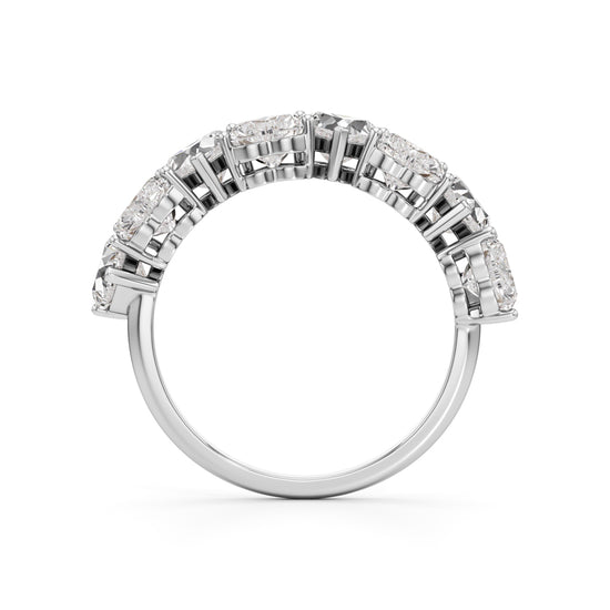 Intertwined Hearts Diamond Ring