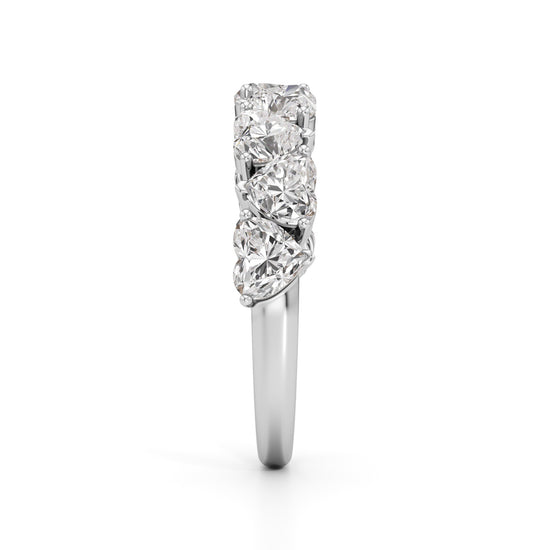 Intertwined Hearts Diamond Ring
