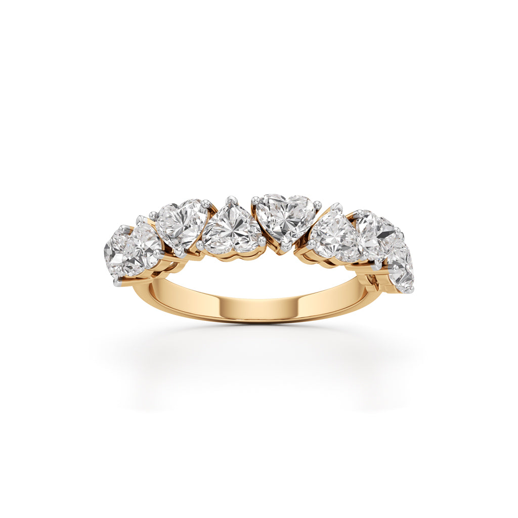 Intertwined Hearts Diamond Ring