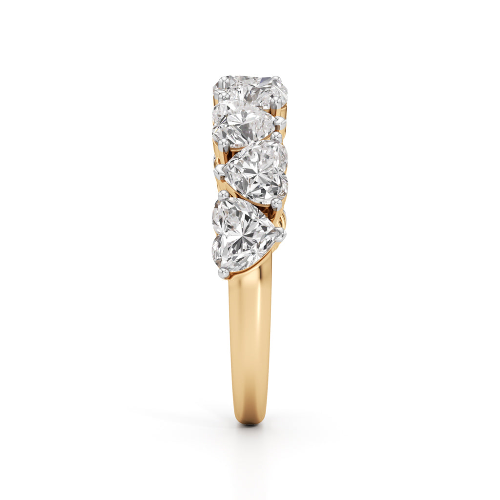 Intertwined Hearts Diamond Ring