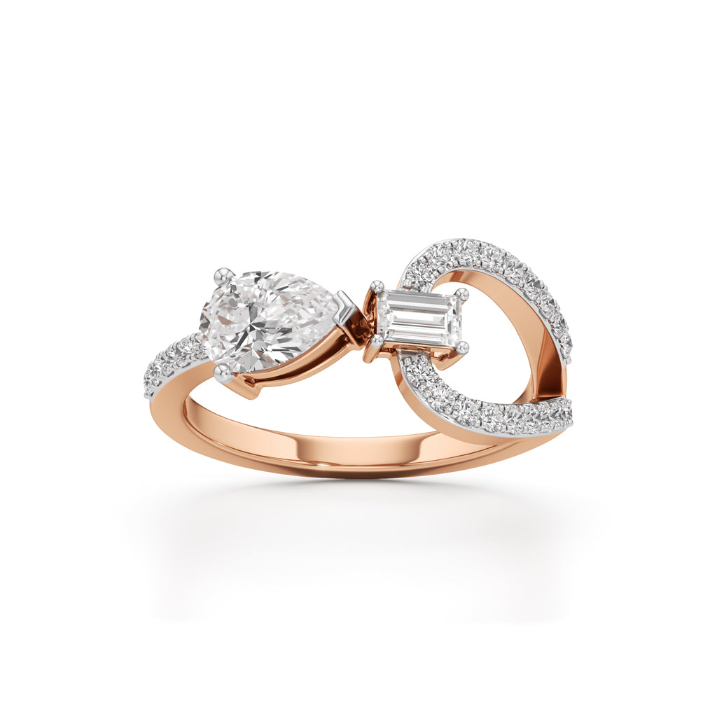 Bow Tie Brilliance Diamond Ring