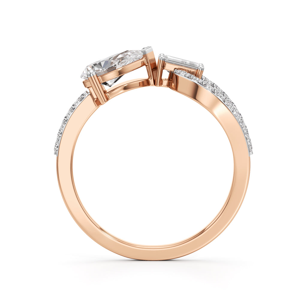 Bow Tie Brilliance Diamond Ring